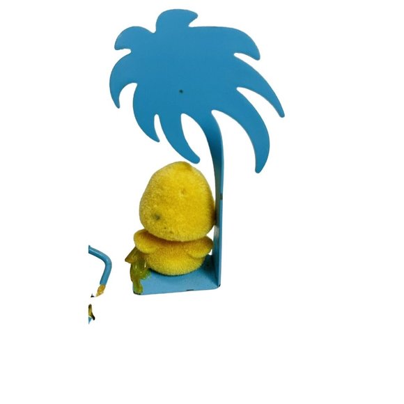 Lot of 3 Vintage Enesco Miniature Summer Chicks - Flocked Baby Duck Set - Picture 7 of 14